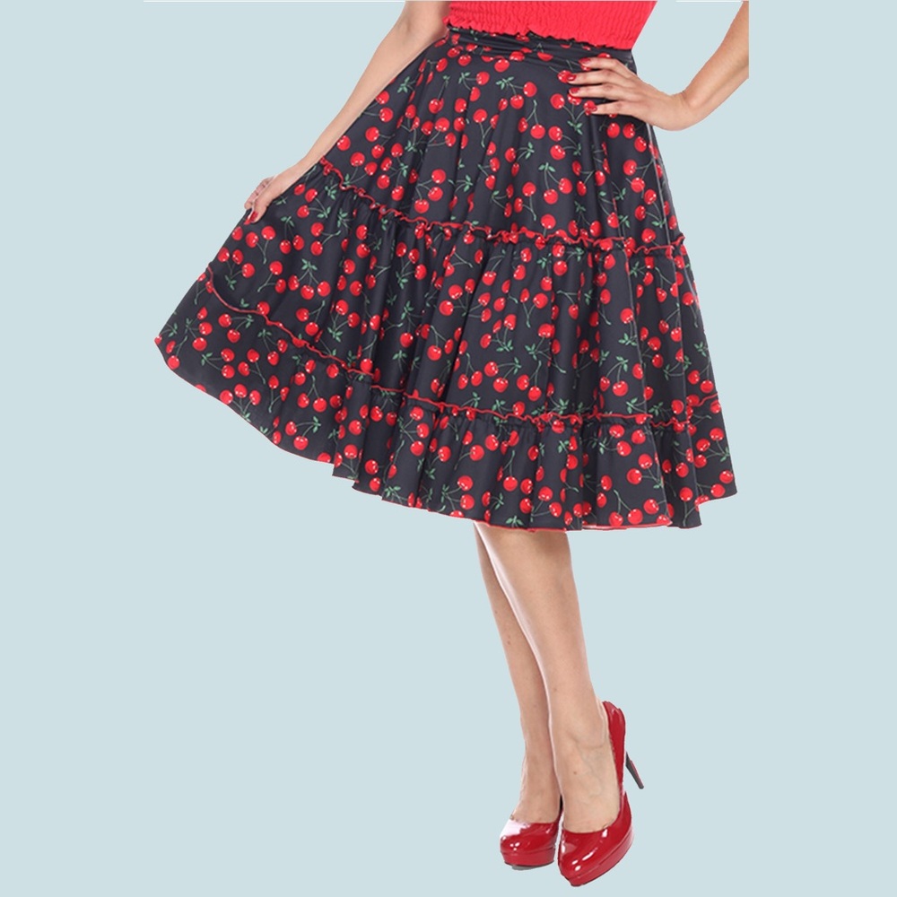 🍒Sweet Cherry Cha Cha Skirt - Picture 3 of 5